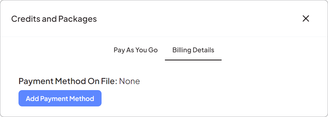 The Payment Method On File