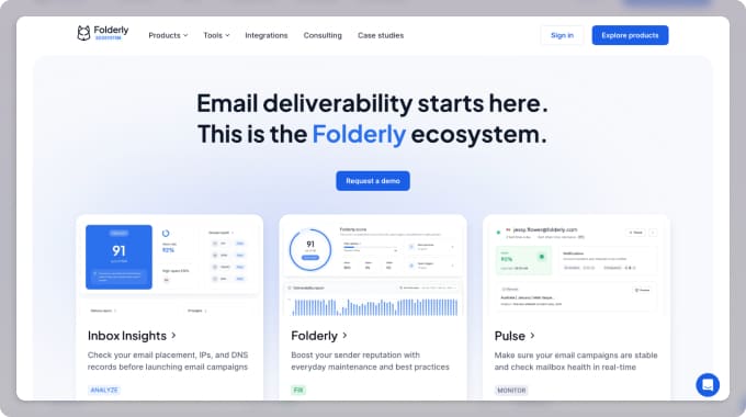 Folderly provides continuous email protection with monitoring and automated adjustments