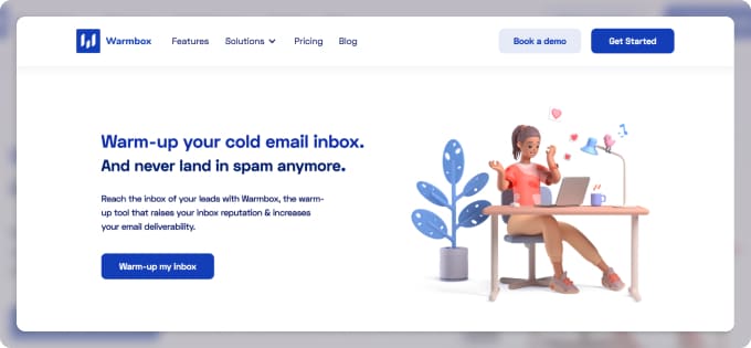 Warmbox offers simple email warmup focused on quick trust building