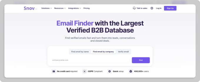 Snov.io is a comprehensive B2B sales automation platform