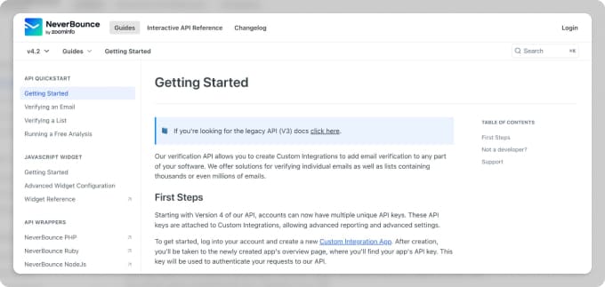 REST API integrations with marketing and CRM tools