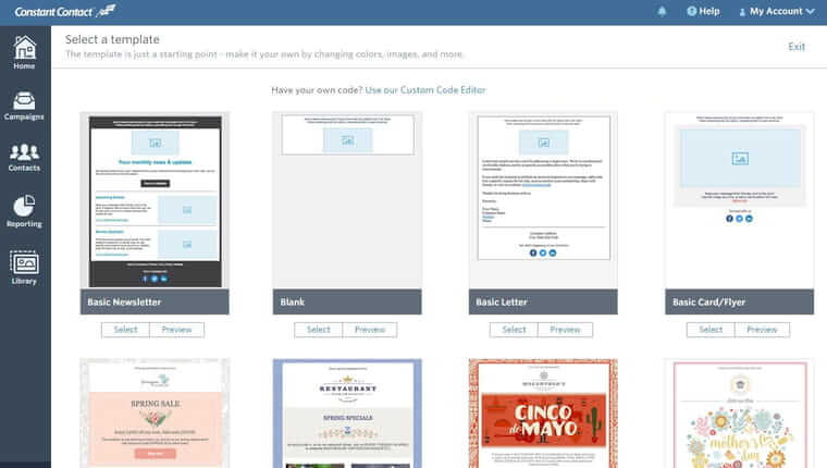 Constant Contact best mass email service