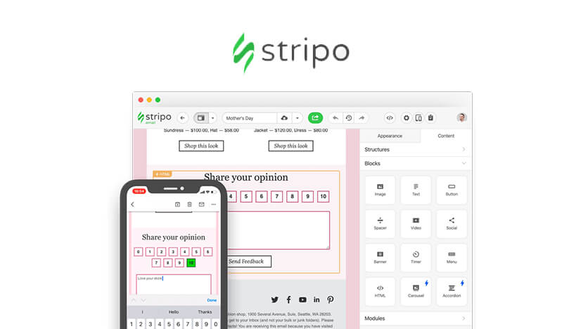 Stripo best email design platform
