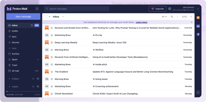 Proton Mail the best paid email service