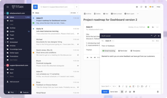 Titan is innovative business email platform